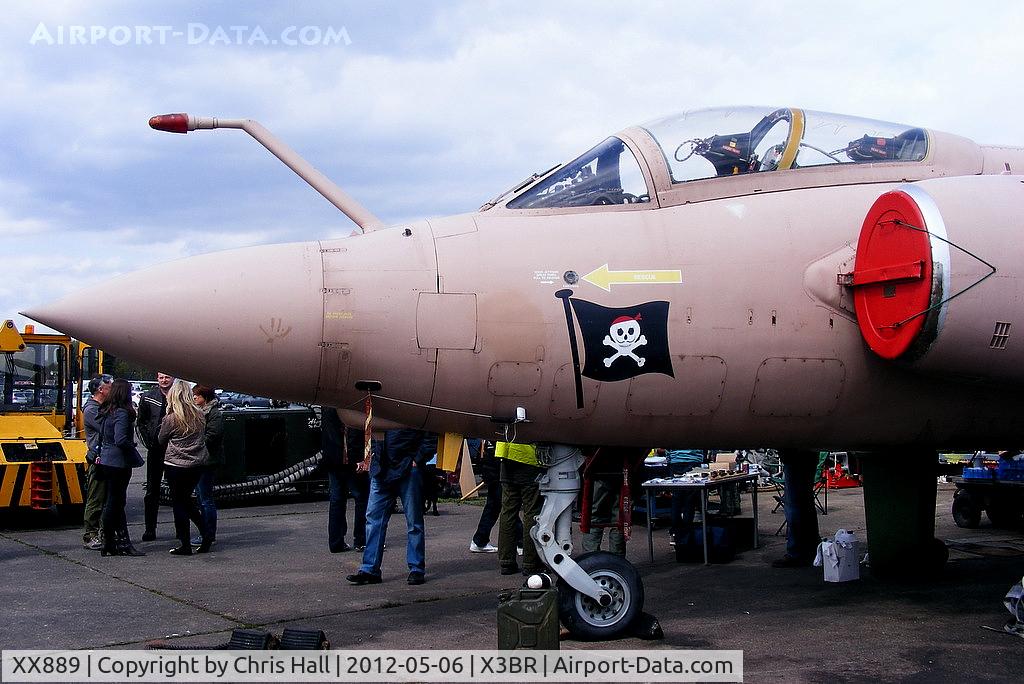 XX889, 1974 Hawker Siddeley Buccaneer S.2B C/N B3-05-73, previously at Kemble with the Blackburn Bucceneer Society now at Bruntingthorpe with three other Bucceneer's
