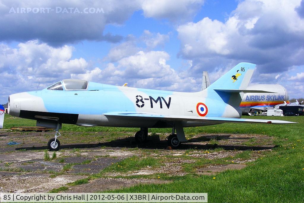 85, Dassault Mystère IVA C/N 85, at the Cold War Jets open day, Bruntingthorpe