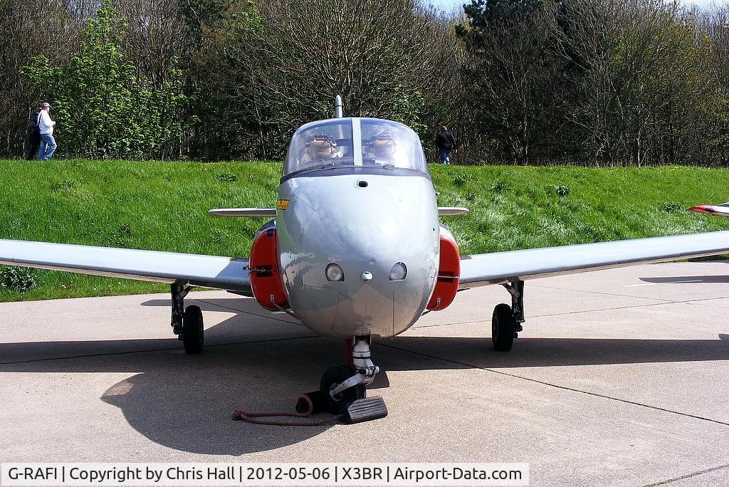 G-RAFI, 1962 BAC 84 Jet Provost T.4 C/N PAC/W/17641, at the Cold War Jets open day, Bruntingthorpe