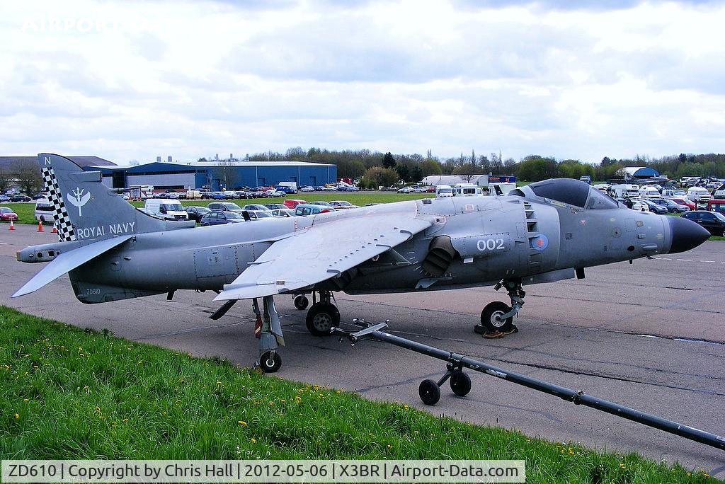 ZD610, 1985 British Aerospace Sea Harrier F/A.2 C/N 1H-912049/B43/P27, at the Cold War Jets open day, Bruntingthorpe