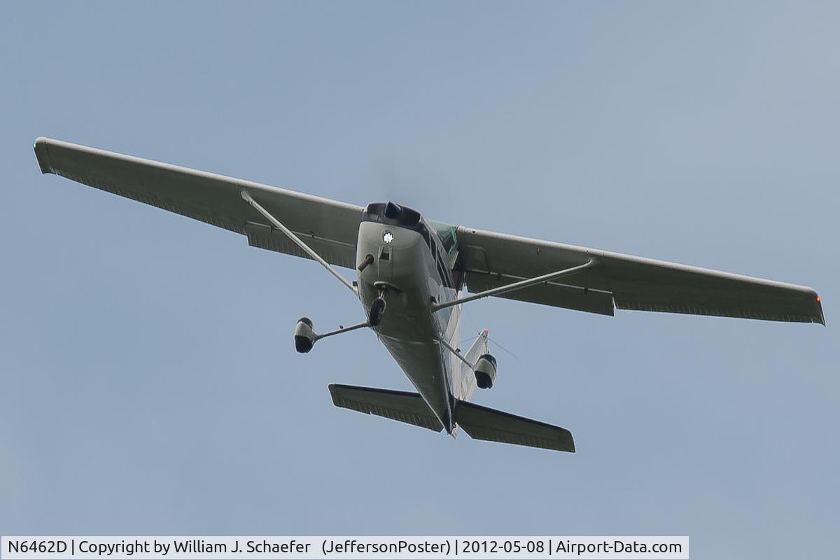 N6462D, 1979 Cessna 172N C/N 17272813, Photo taken over Pendergrass Ga.