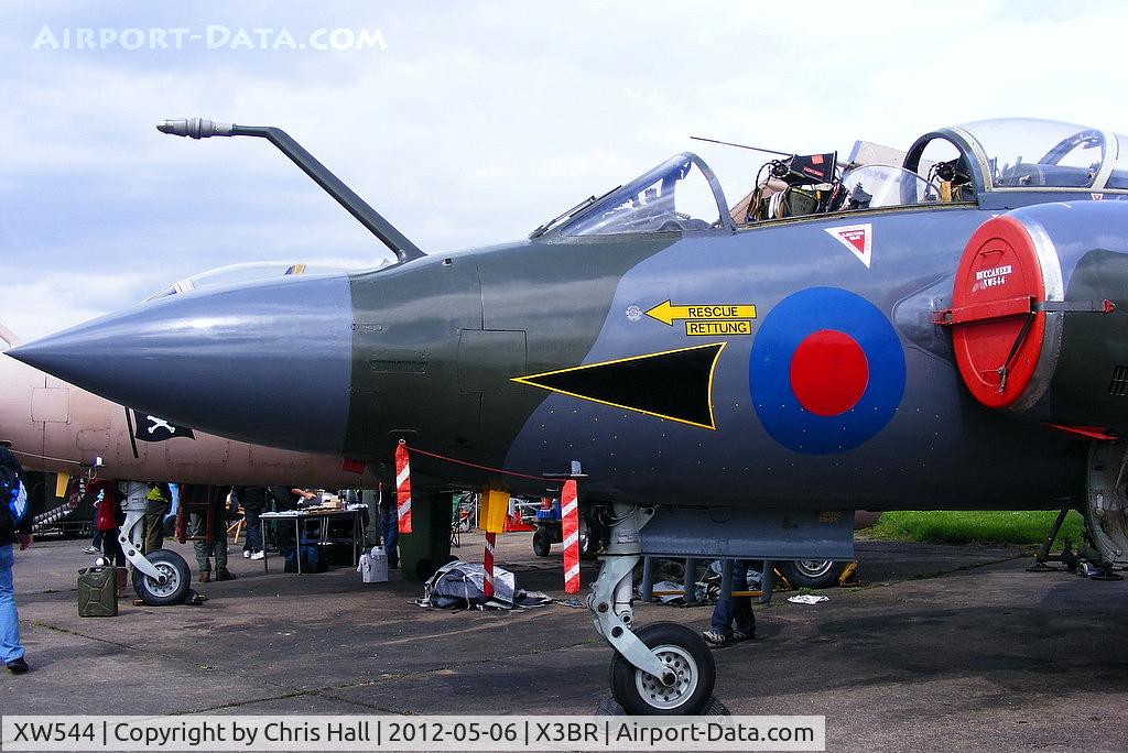 XW544, 1972 Hawker Siddeley Buccaneer S.2B C/N B3-05-71, at the Cold War Jets open day, Bruntingthorpe