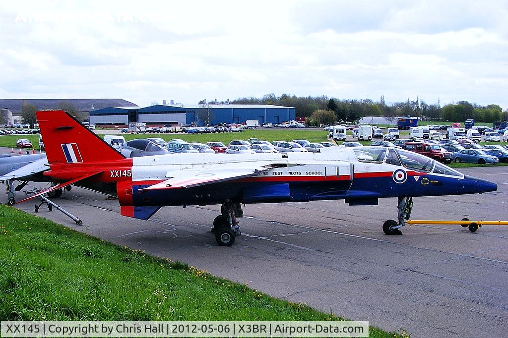 XX145, 1975 Sepecat Jaguar T.2A C/N B.10, at the Cold War Jets open day, Bruntingthorpe