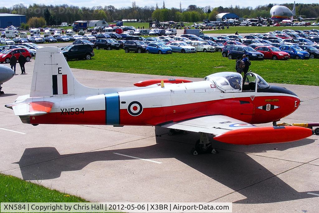 XN584, 1961 Hunting P-84 Jet Provost T.3A C/N PAC/W/11826, at the Cold War Jets open day, Bruntingthorpe