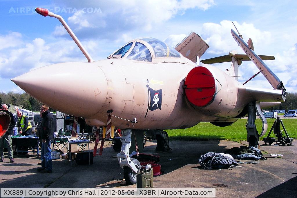 XX889, 1974 Hawker Siddeley Buccaneer S.2B C/N B3-05-73, at the Cold War Jets open day, Bruntingthorpe