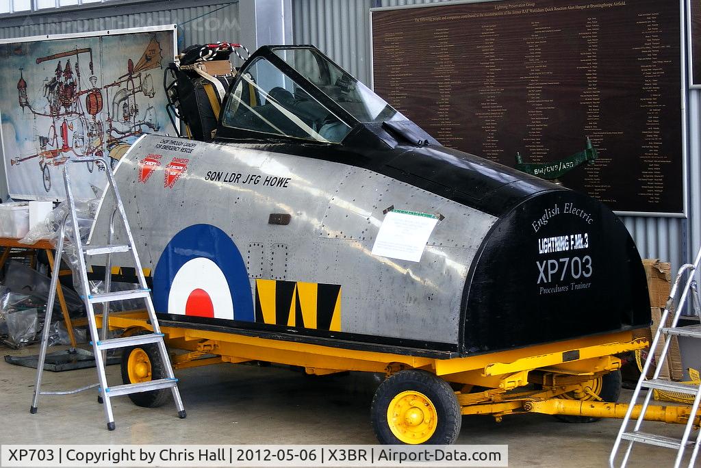 XP703, 1963 English Electric Lightning F.3 C/N 95157, at the Cold War Jets open day, Bruntingthorpe