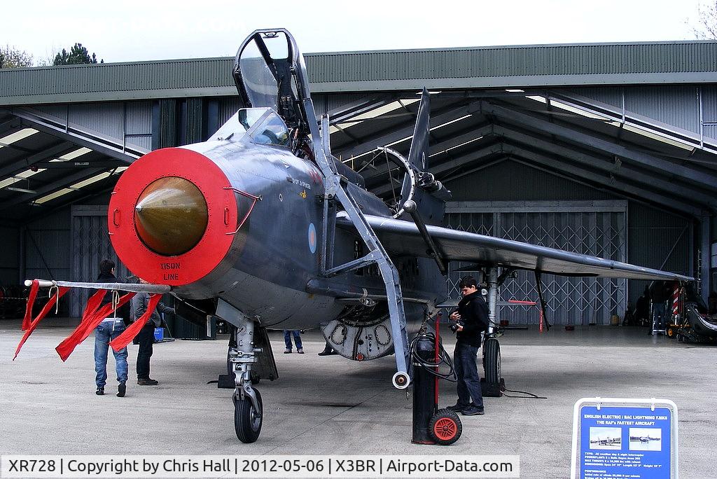 XR728, 1965 English Electric Lightning F.6 C/N 95213, at the Cold War Jets open day, Bruntingthorpe