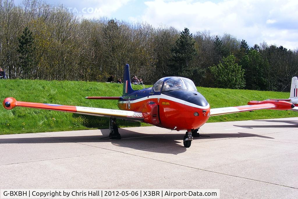 G-BXBH, 1960 Hunting P-84 Jet Provost T.3A C/N PAC/W/9241, at the Cold War Jets open day, Bruntingthorpe
