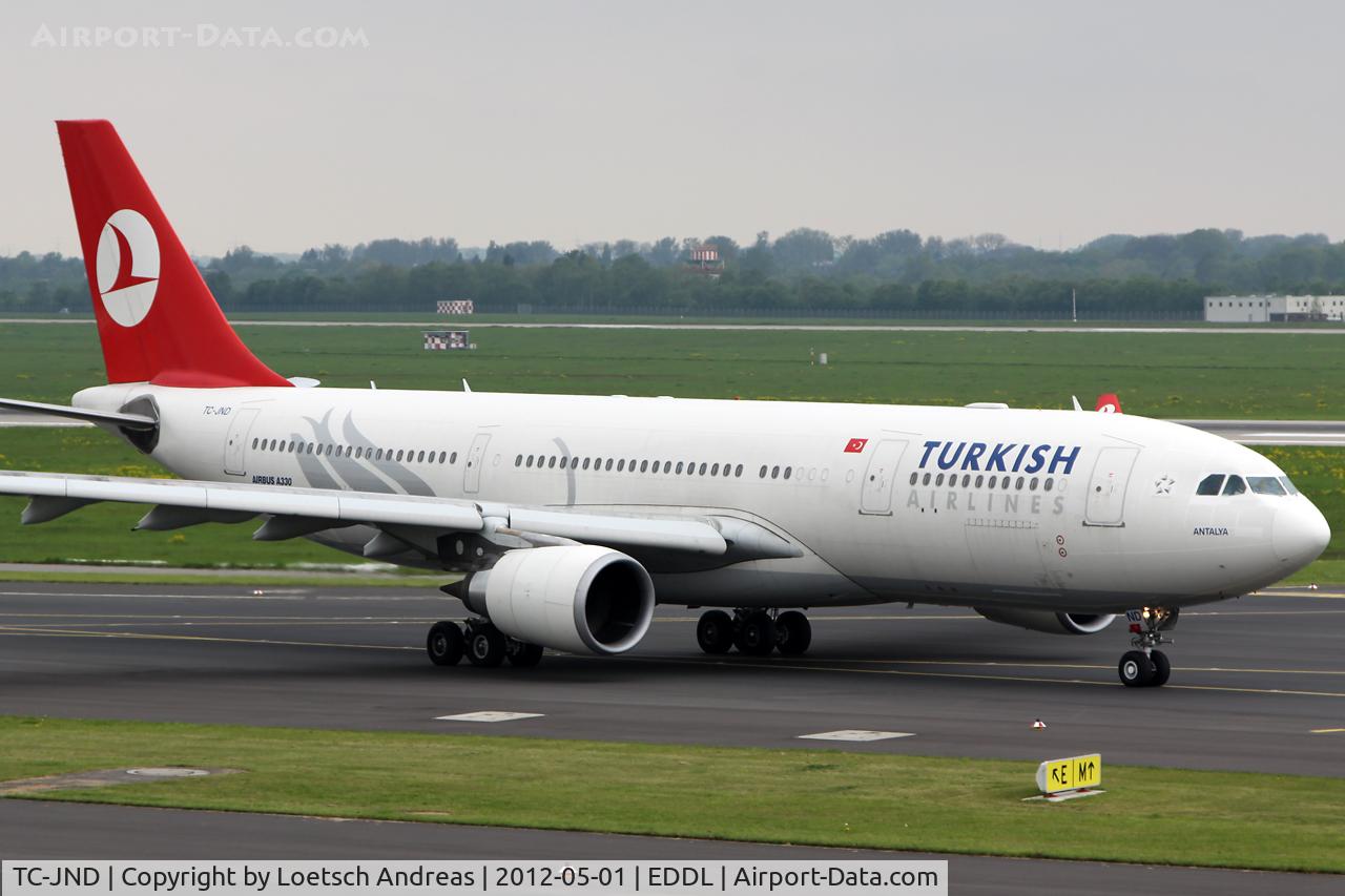 TC-JND, 2006 Airbus A330-203 C/N 754, TK1524 Dusseldorf to Istanbul, Ataturk (IST)