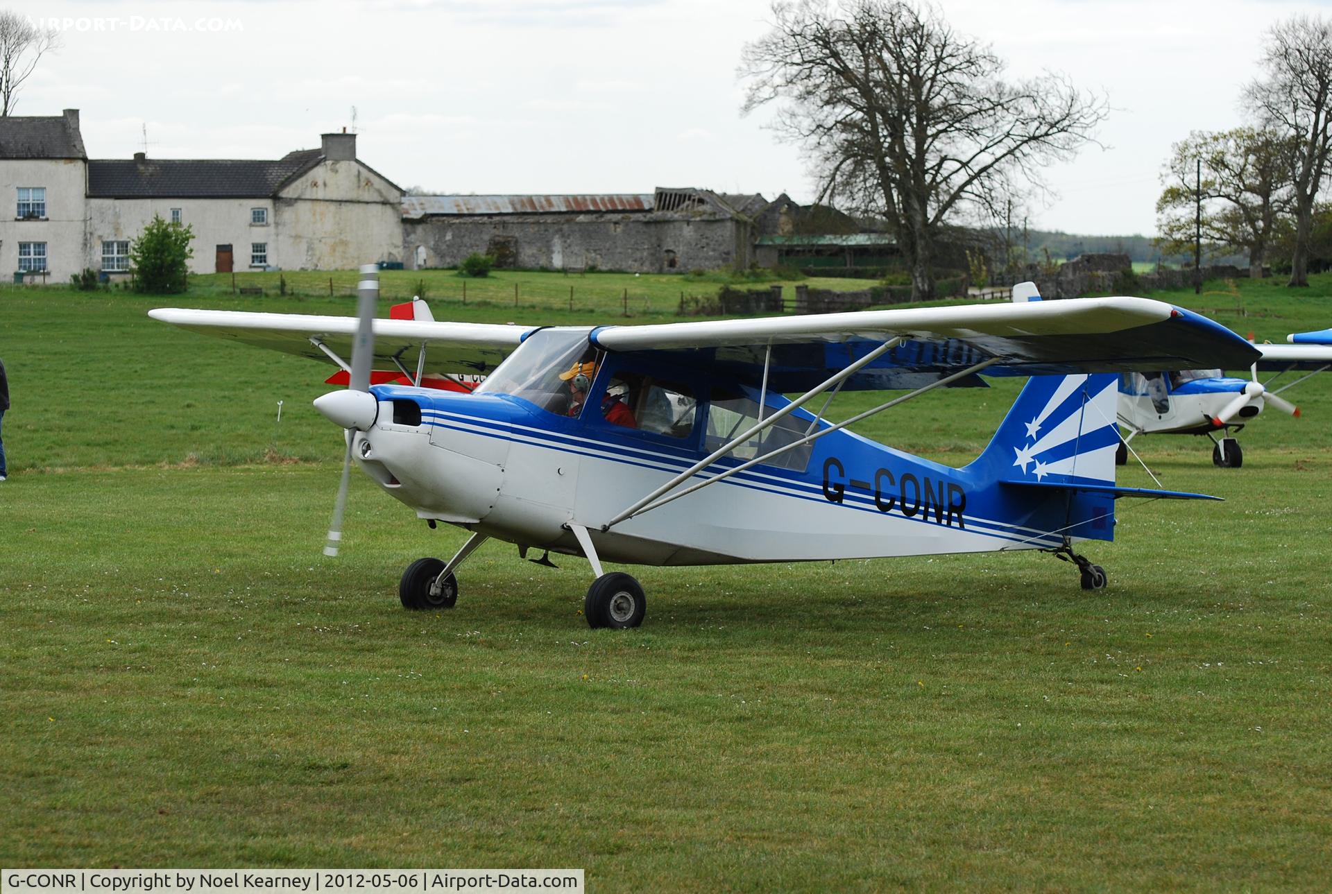 G-CONR, 1970 Champion 7GCBC C/N 280-70, Birr Fly-in May 2012