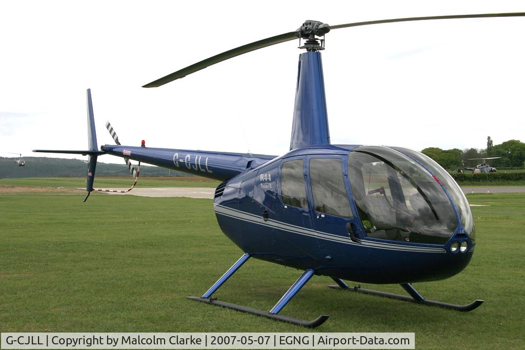 G-CJLL, 2007 Robinson R44 Raven II C/N 11588, Robinson R44 II, Bagby Airfield, May 2007.