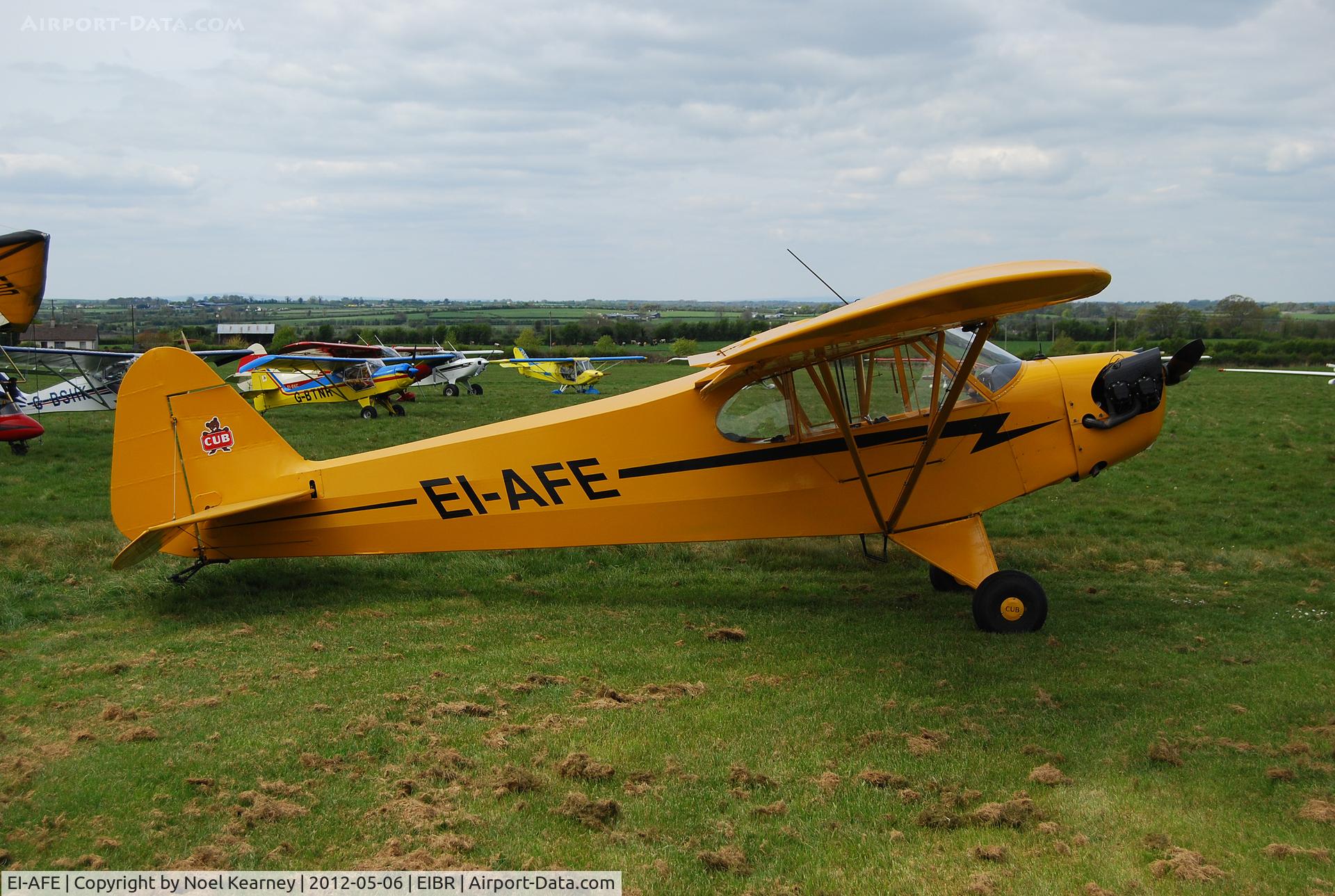 EI-AFE, 1946 Piper J3C-65 Cub Cub C/N 16687, Birr Fly-in May 2012
