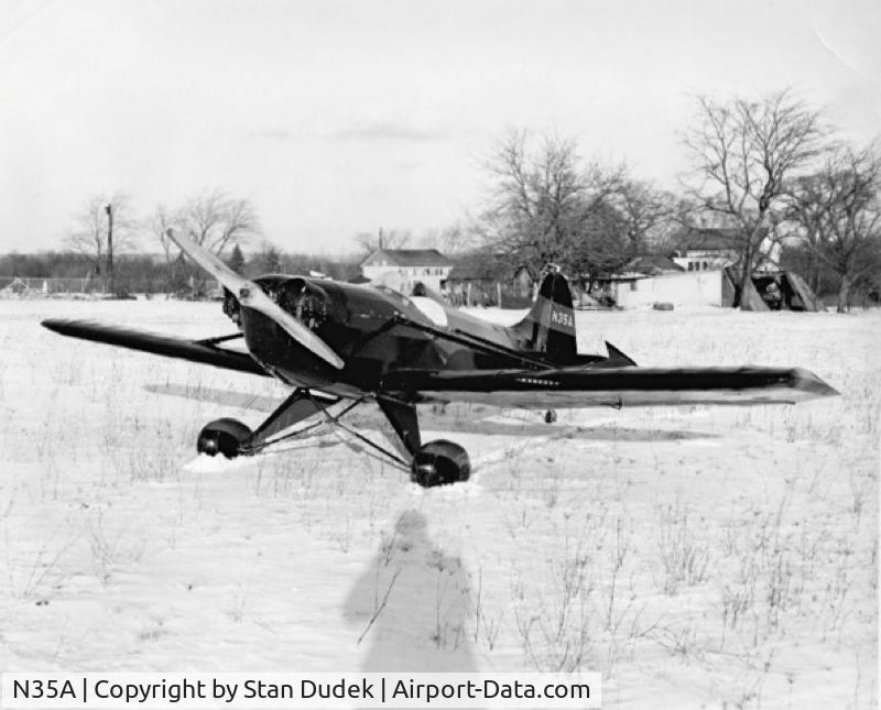N35A, 1955 Dudek Special V-1 C/N 1, This is a photo of the Dudek V-1 taken in the mid 1950s.  Built and flown by my father Stan Dudek