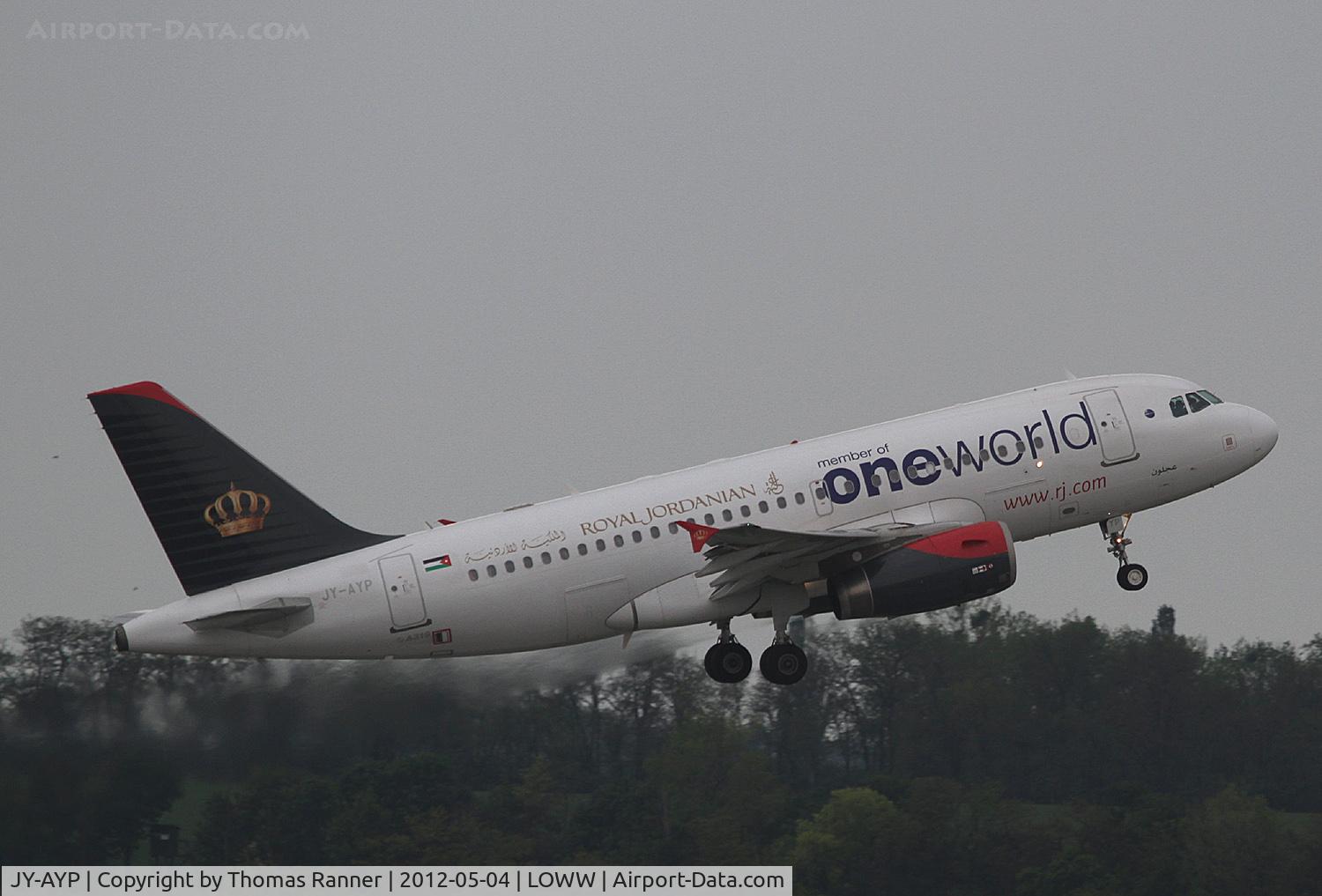 JY-AYP, 2009 Airbus A319-132 C/N 3832, Royal Jordanian Airbus A319