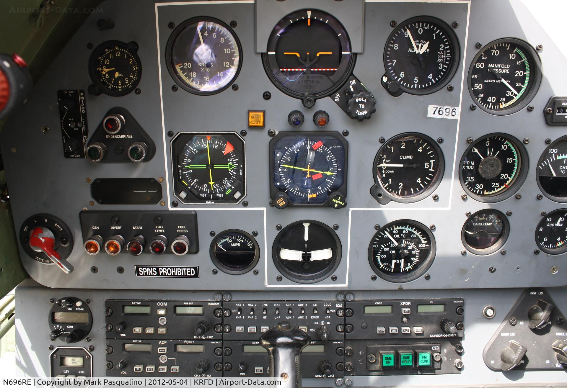 N696RE, North American AT-6C C/N 8813651, North American AT-6C