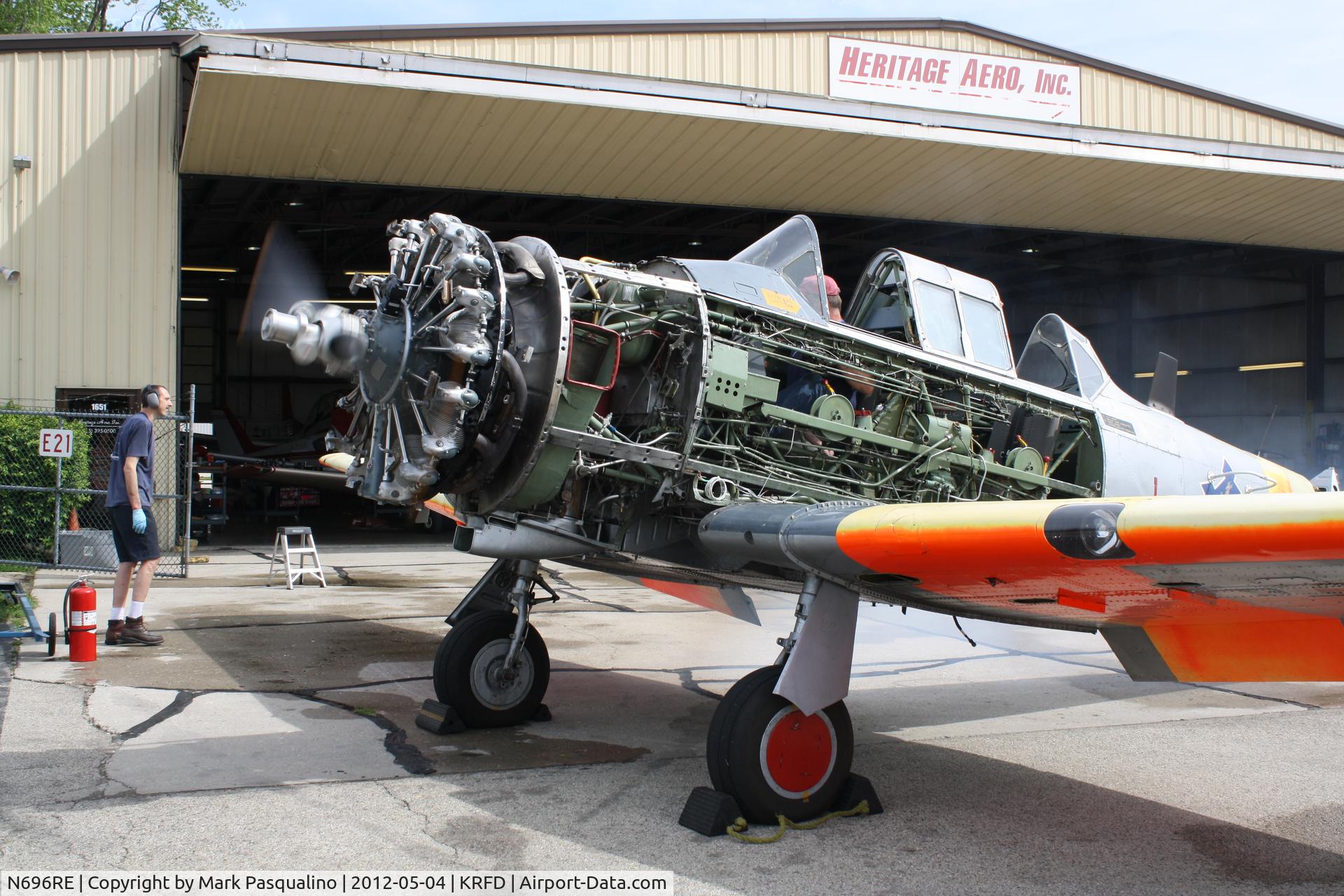 N696RE, North American AT-6C C/N 8813651, North American AT-6C