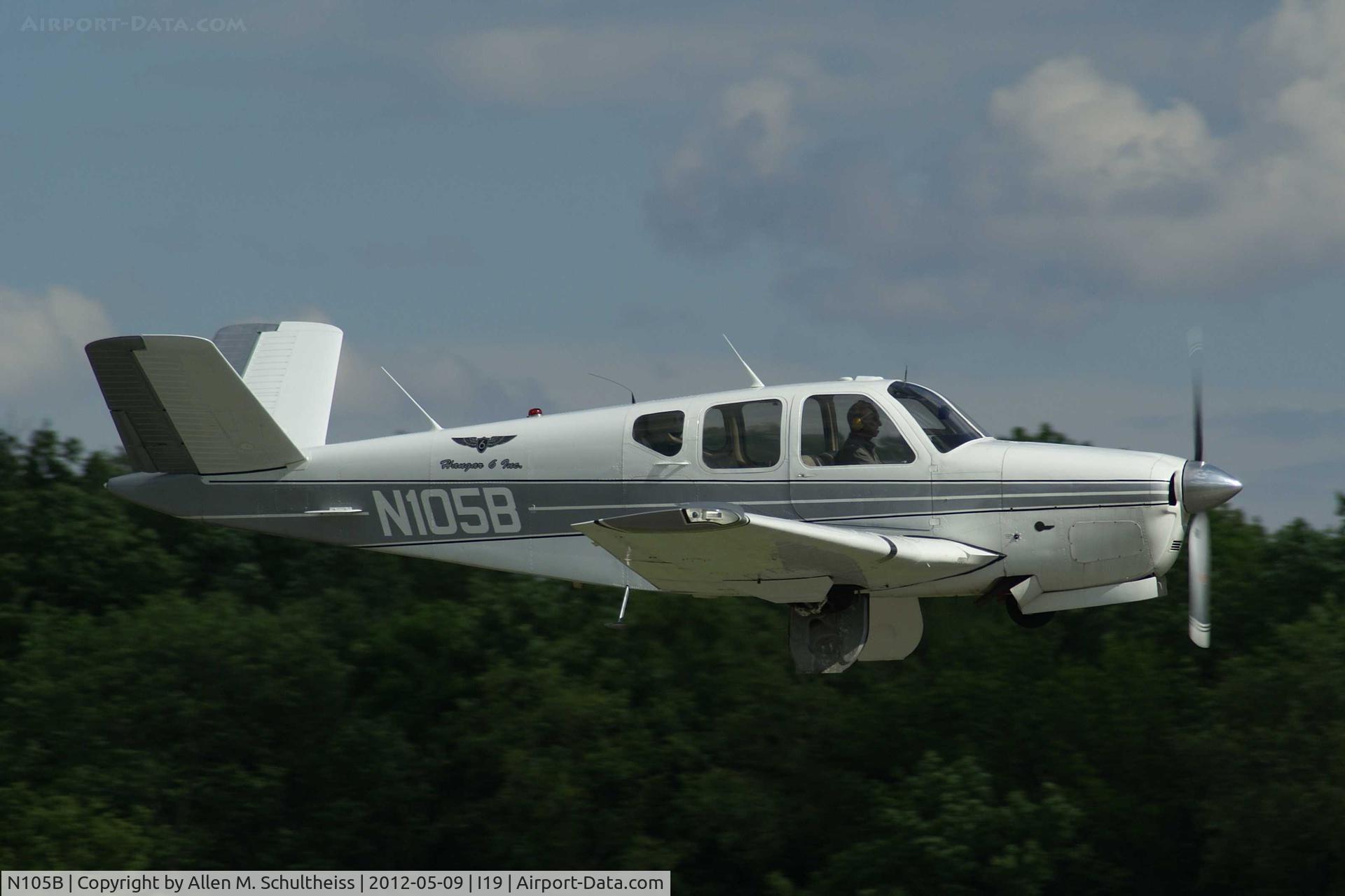 N105B, 1956 Beech G35 Bonanza C/N D-4399, 1956 Beech G35