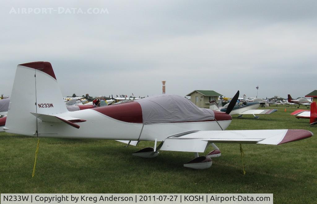 N233W, 2007 Vans RV-7A C/N 71973, EAA AirVenture 2011