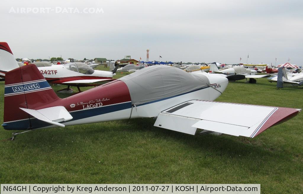 N64GH, 2000 Vans RV-6 C/N 24683, EAA AirVenture 2011