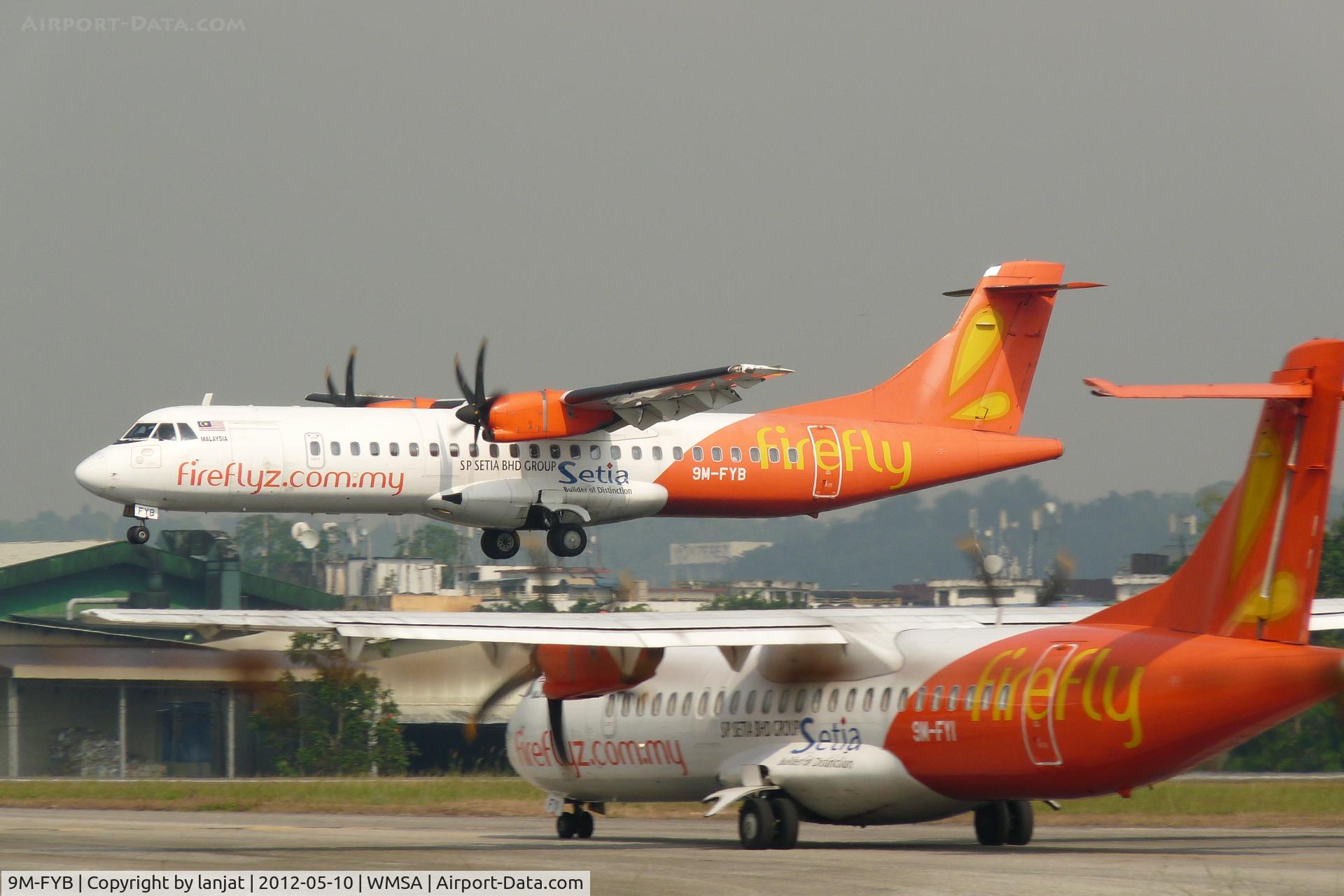 9M-FYB, 2008 ATR 72-212A C/N 814, Overcast 9M-FYI