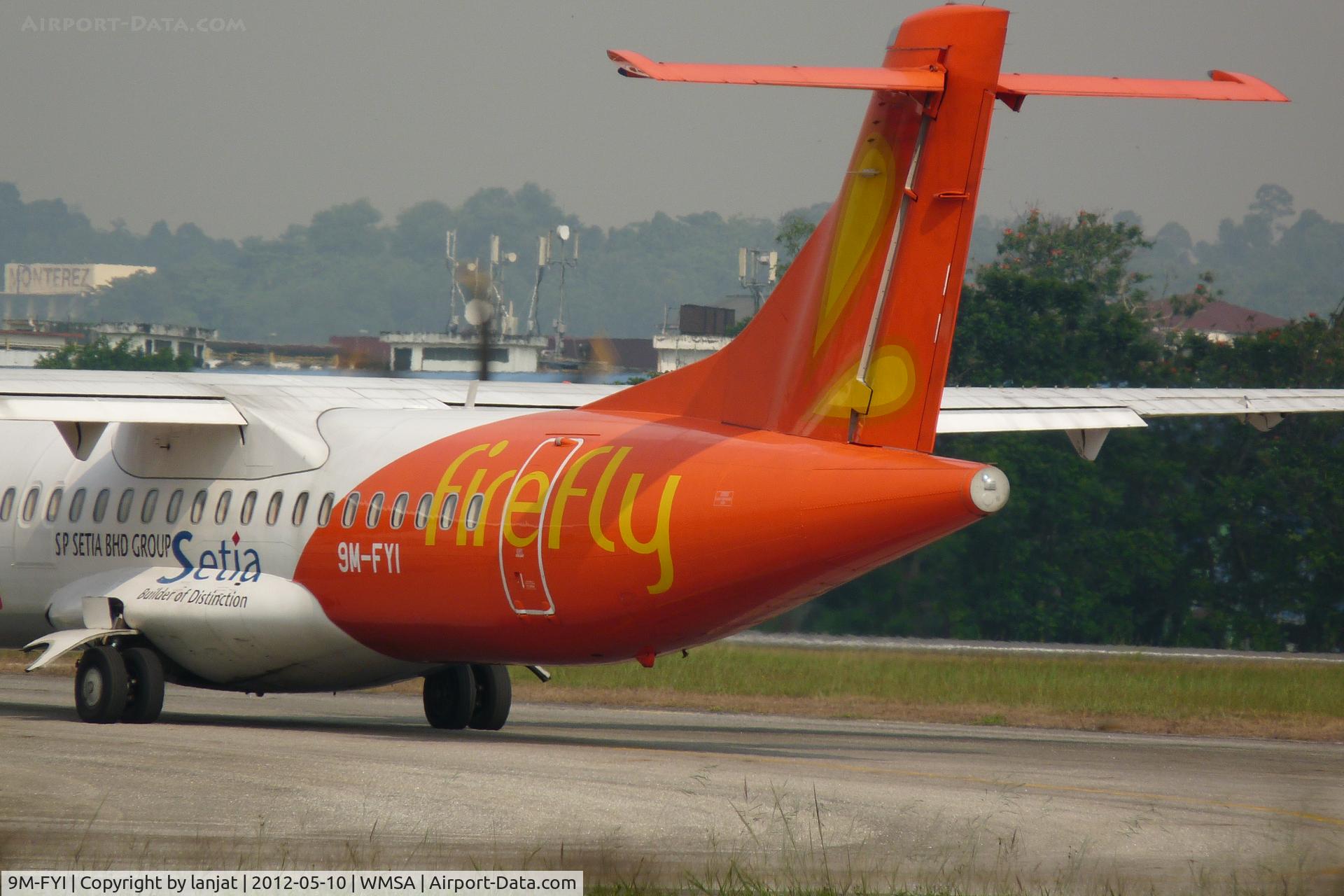 9M-FYI, 2010 ATR 72-212A C/N 935, Rear Section