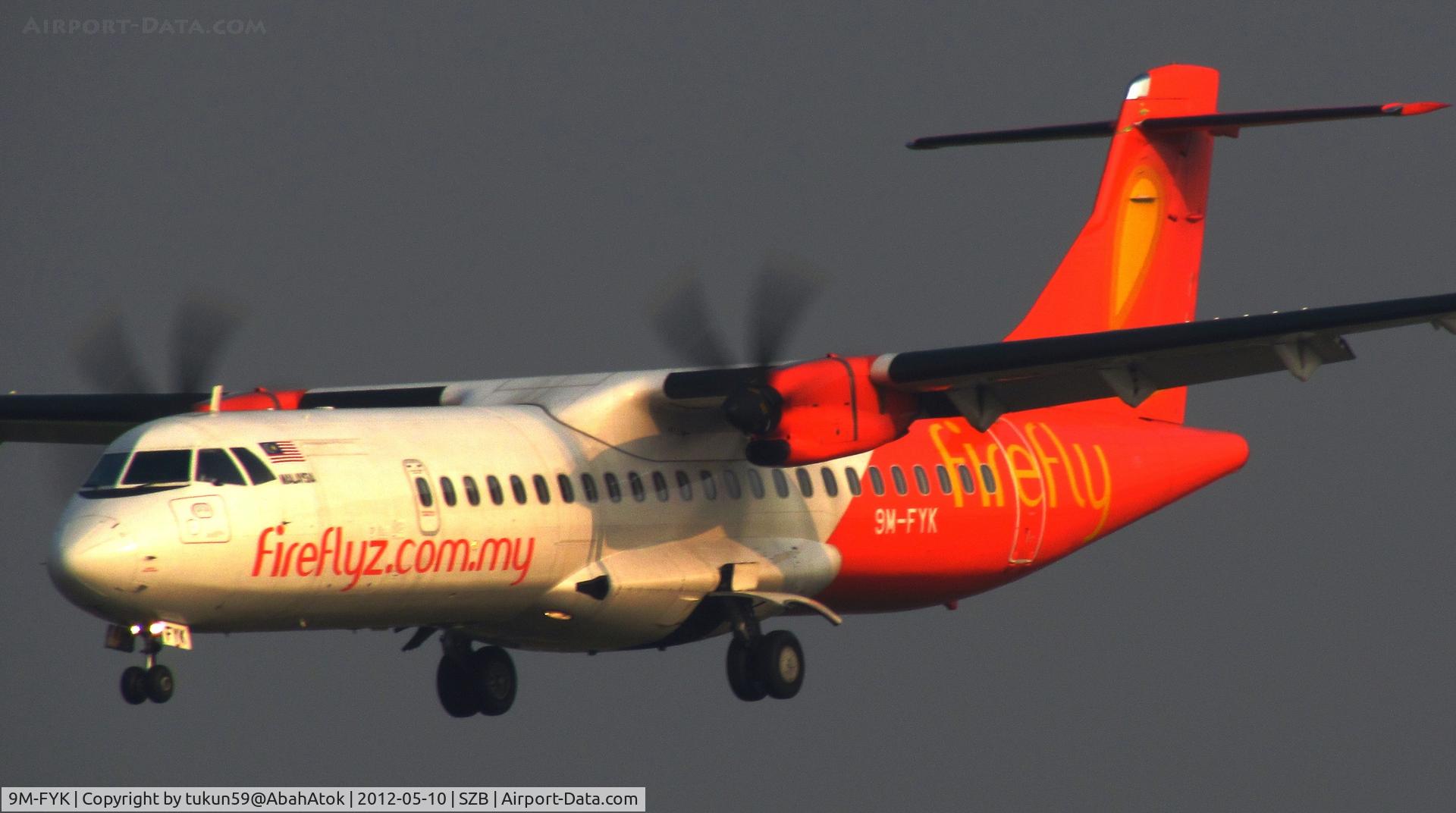 9M-FYK, 2011 ATR 72-212A C/N 947, Firefly