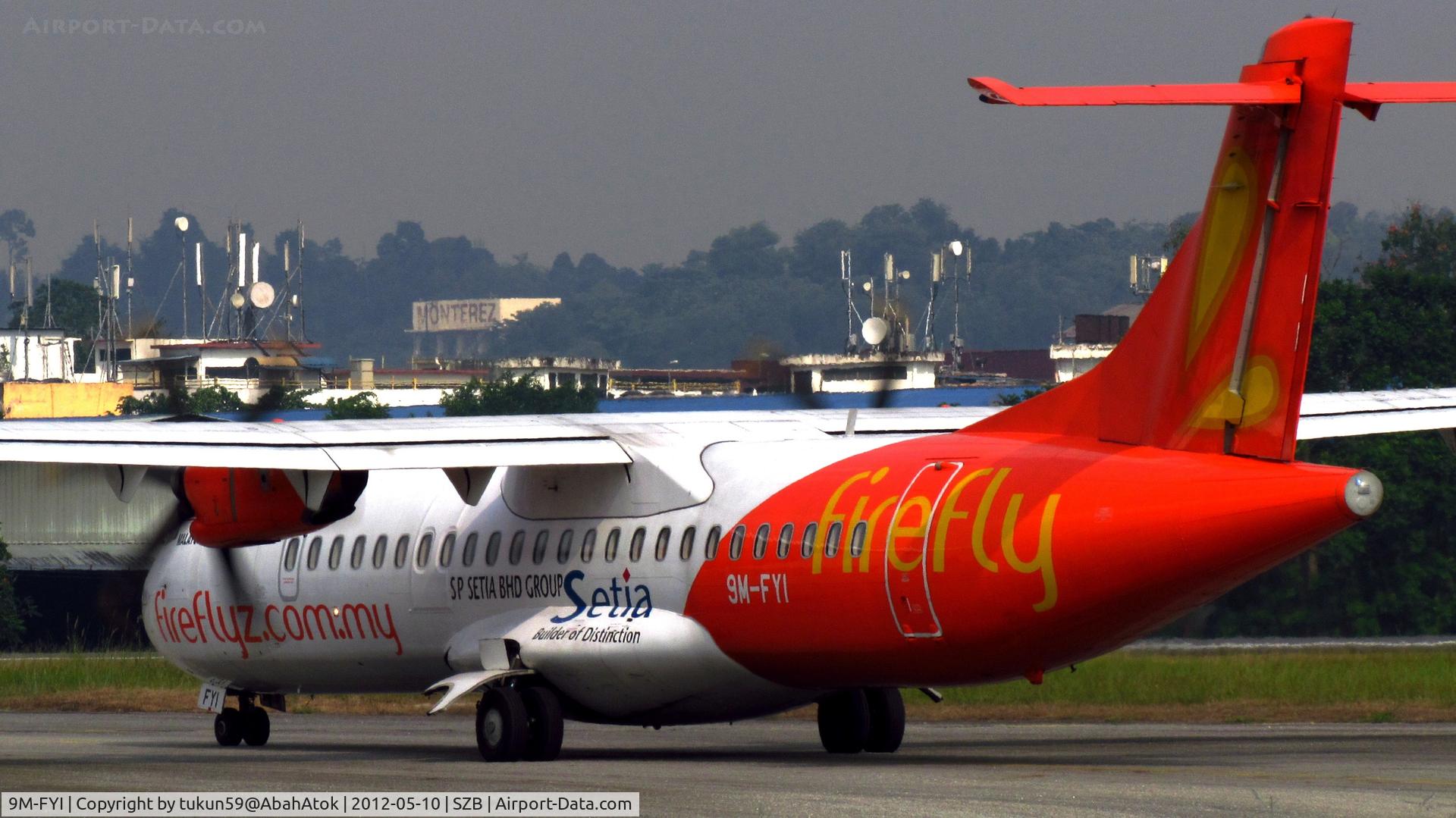 9M-FYI, 2010 ATR 72-212A C/N 935, Firefly