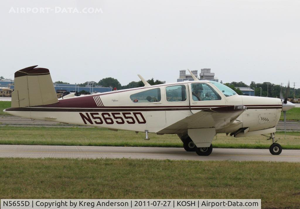 N5655D, 1967 Beech V35 Bonanza C/N D-8406, EAA AirVenture 2011