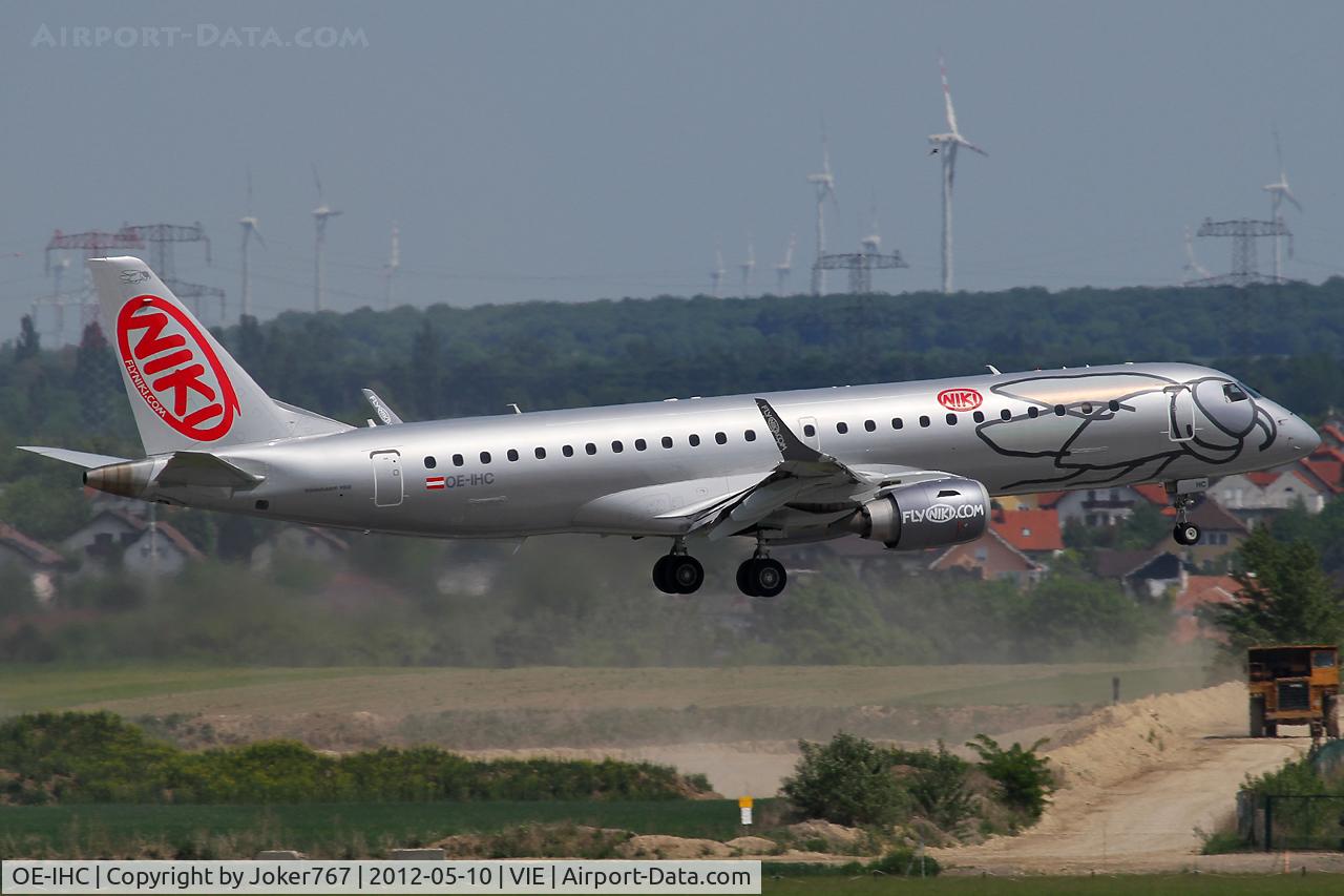 OE-IHC, 2010 Embraer 190LR (ERJ-190-100LR) C/N 19000349, NIKI