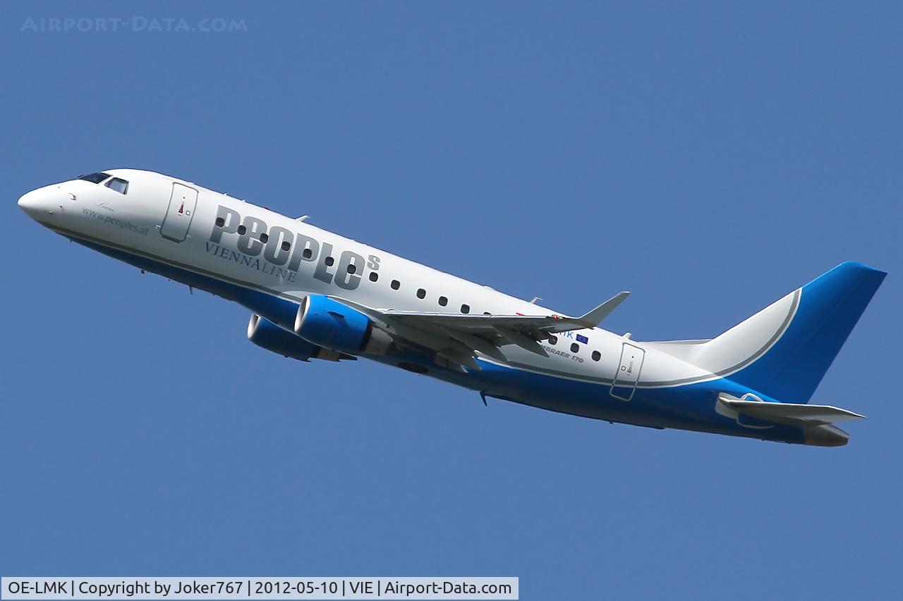 OE-LMK, 2006 Embraer 170LR (ERJ-170-100LR) C/N 17000150, People's Viennaline