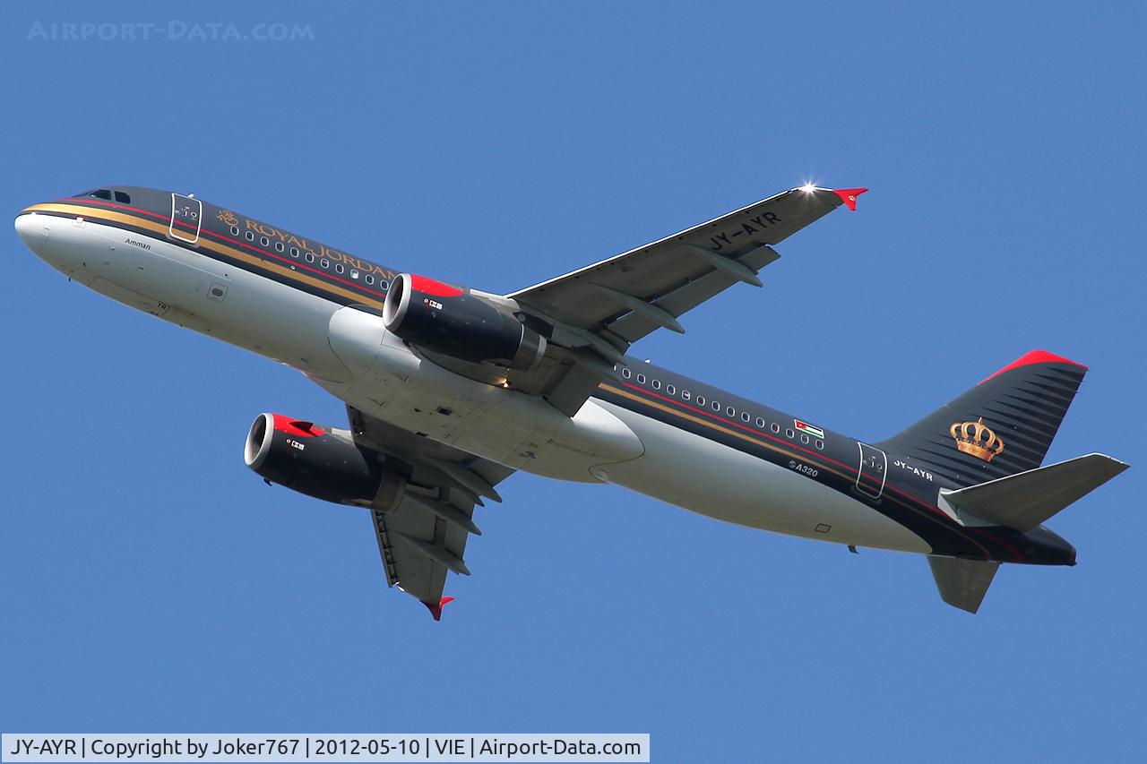 JY-AYR, 2011 Airbus A320-232 C/N 4817, Royal Jordanian Airlines