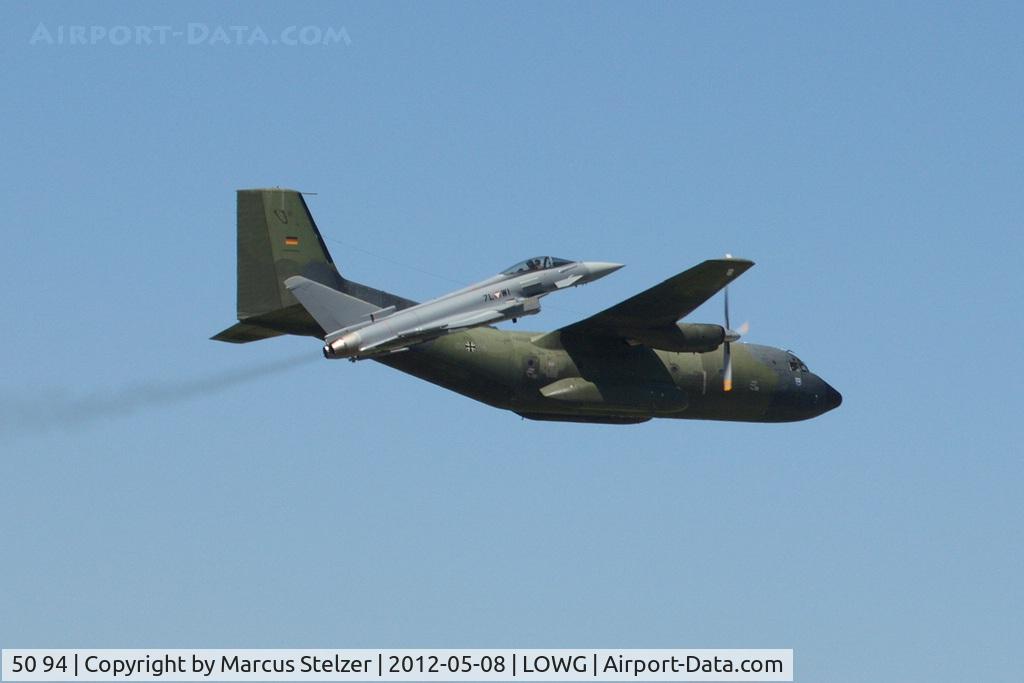 50 94, Transall C-160D C/N D131, Transall for Austrian Aviation Museum Graz with Eurofighter