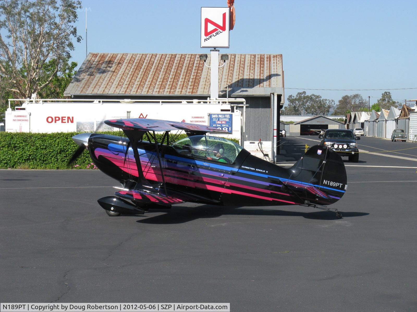 N189PT, 1993 Christen Eagle II C/N CIAGLIA 0001, 1993 Ciaglia/Haines CHRISTEN EAGLE II, Lycoming IO-360 A&C 200 Hp, engine start