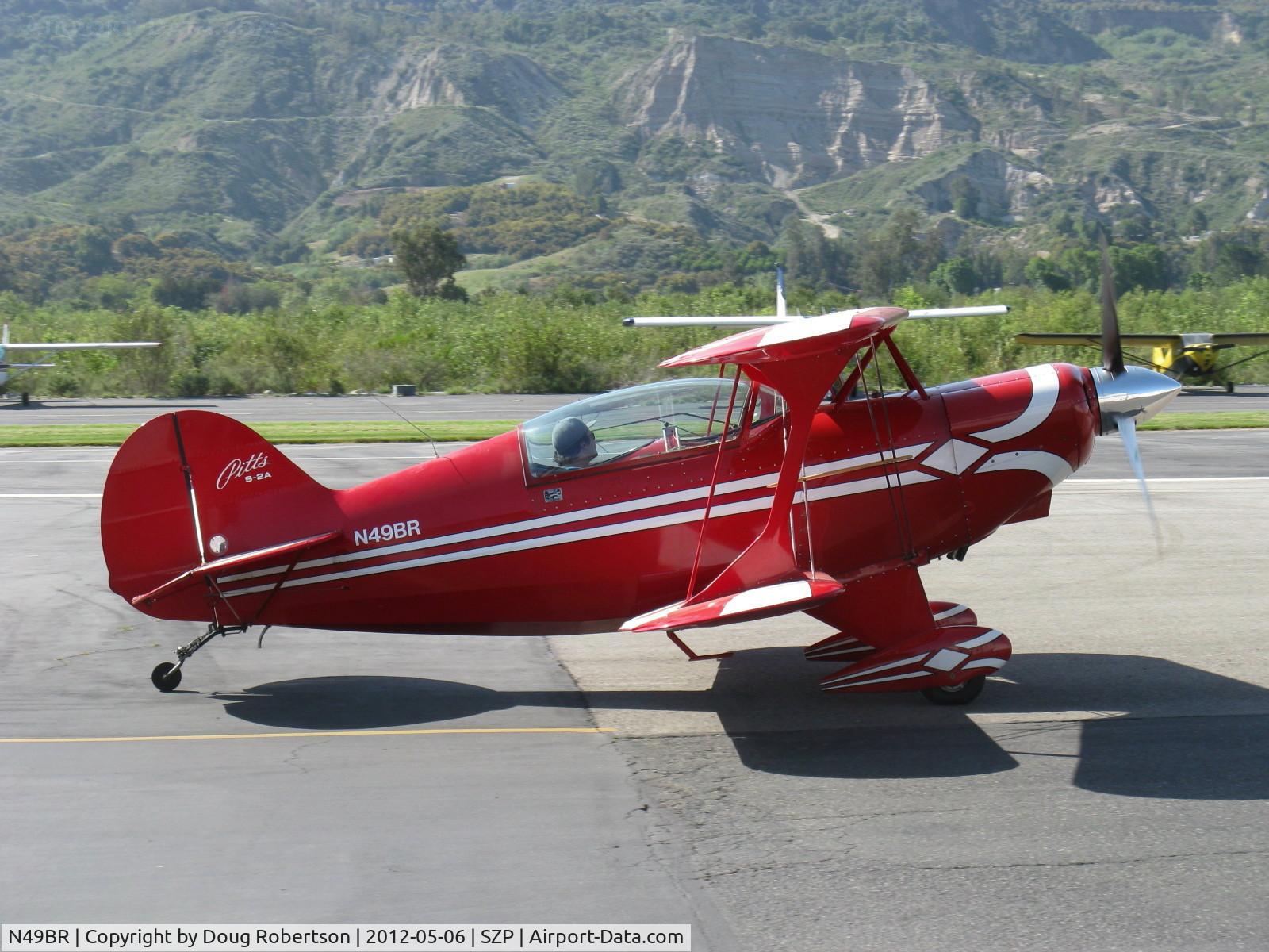 N49BR, Pitts S-2A Special C/N 2212, 1980 Aerotek PITTS S-2A, Lycoming AEIO-540 260 Hp with full inverted systems, taxi