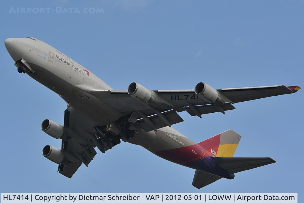 HL7414, 1991 Boeing 747-48EM(BDSF) C/N 25452, Asiana Boeing 747-400