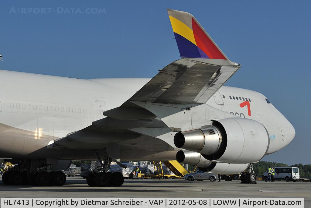 HL7413, 1991 Boeing 747-48ESF C/N 25405, Asiana Boeing 747-400