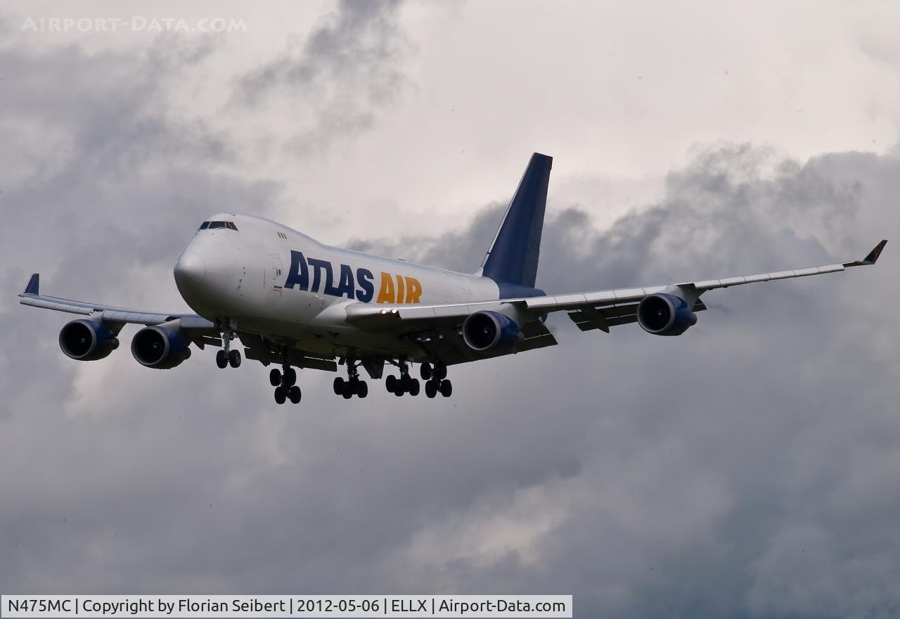N475MC, 1998 Boeing 747-47UF C/N 29252, Short final 24