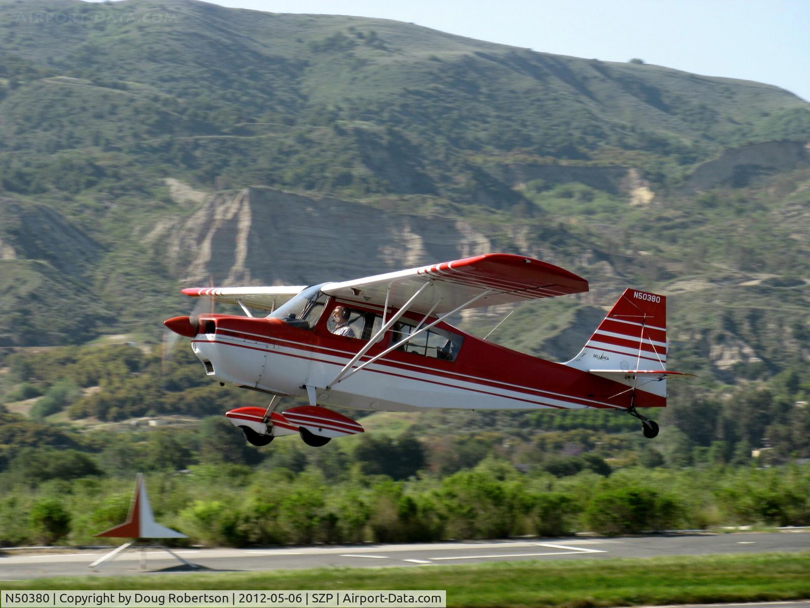 N50380, 1979 Bellanca 7ECA Citabria Citabria C/N 1291-79, 1979 Bellanca 7ECA CITABRIA, Lycoming O-235 115 Hp, takeoff climb Rwy 04