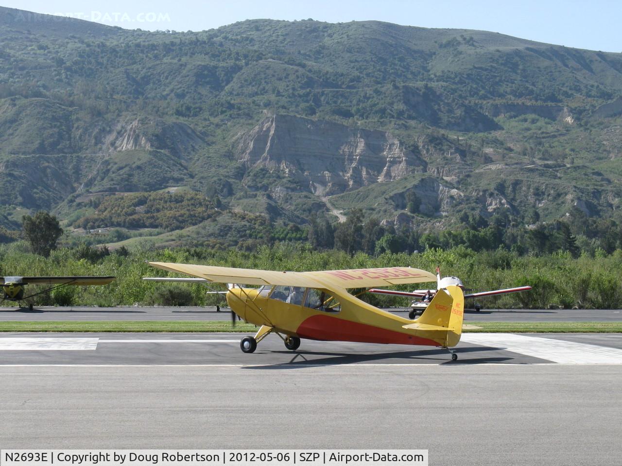N2693E, 1946 Champion 7CCM C/N 7AC-6273, 1946 Aeronca 7CCM CHAMPION conversion from 7AC, Continental C90 90 Hp, taking the active