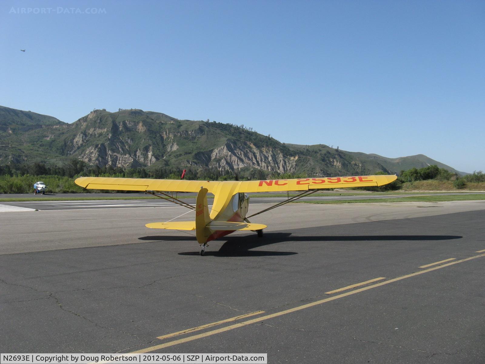 N2693E, 1946 Champion 7CCM C/N 7AC-6273, 1946 Aeronca 7CCM conversion from 7AC, Continental C90 90 Hp, taxi to 04