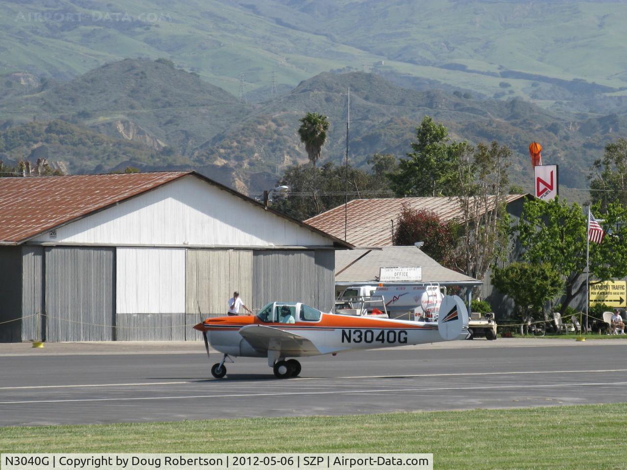 N3040G, 1961 Forney F-1A Aircoupe C/N 5740, 1961 Forney F-1A AIRCOUPE, Continental O-200-A 100 Hp upgrade, owned/flown by same original owner 50+ years, taxi off the active Rwy 22