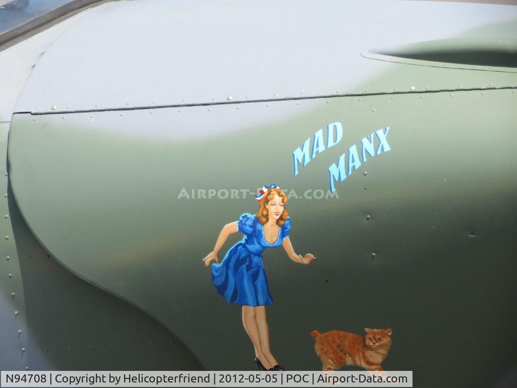 N94708, 1947 Erco 415CD Ercoupe C/N 4819, Nose art