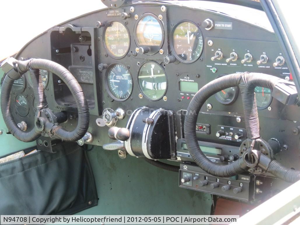 N94708, 1947 Erco 415CD Ercoupe C/N 4819, Cockpit area
