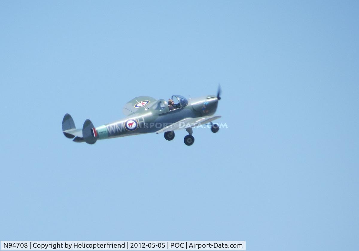 N94708, 1947 Erco 415CD Ercoupe C/N 4819, Climbin for right downwind for 26R