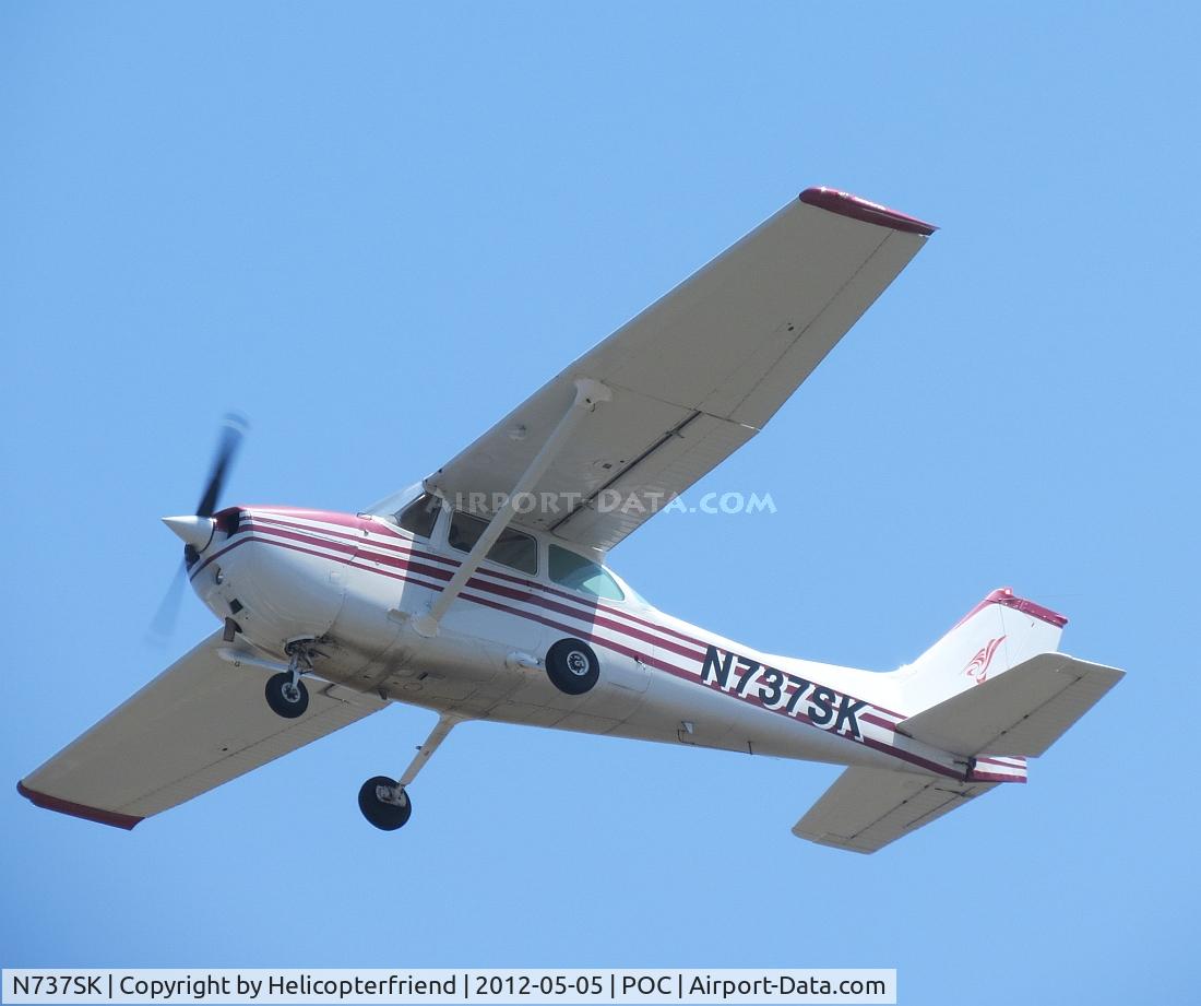 N737SK, Cessna 172N C/N 17269638, Flying over 26L