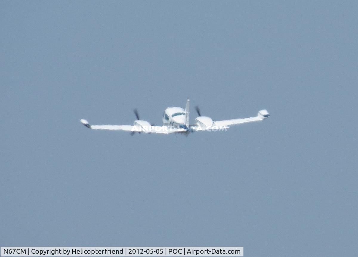 N67CM, 1973 Cessna 310Q C/N 310Q0977, Lifted off from 26L, wheels retracted
