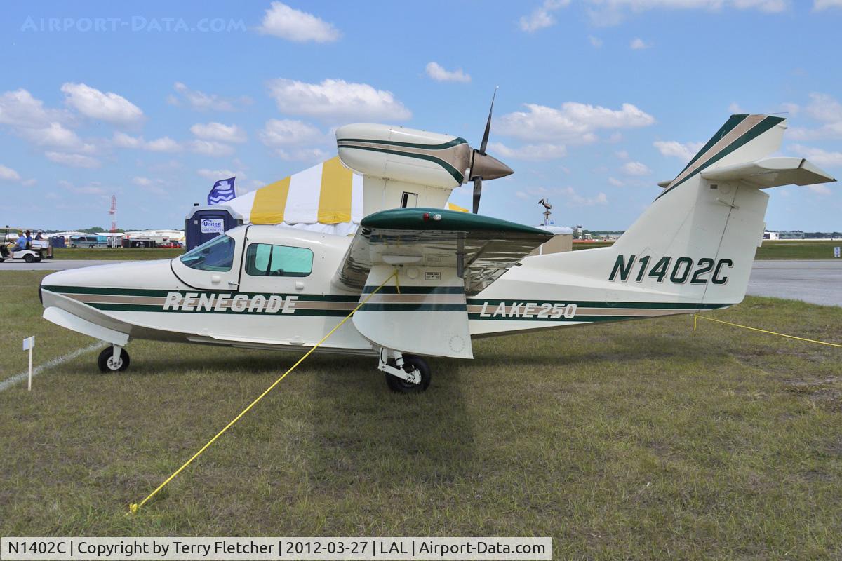 N1402C, 1984 Aerofab Inc Lake LA-4-250 C/N 15, At 2012 Sun N Fun