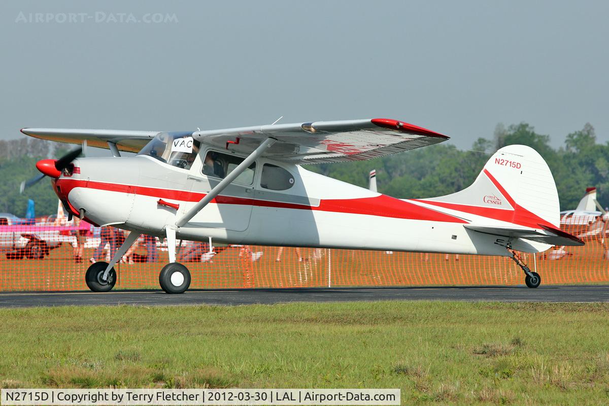 N2715D, 1952 Cessna 170B C/N 25257, At 2012 Sun N Fun