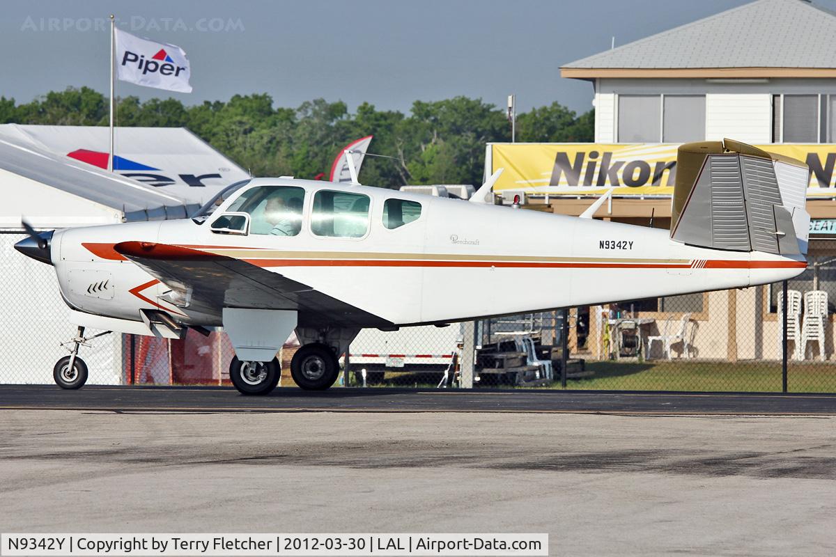 N9342Y, 1960 Beech M35 Bonanza C/N D-6536, At 2012 Sun N Fun