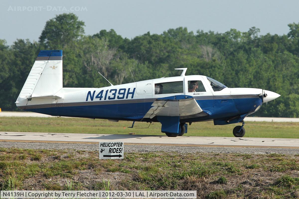 N4139H, 1978 Mooney M20J 201 C/N 24-0639, At 2012 Sun N Fun